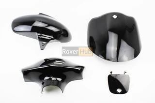 УЦЕНКА Suzuki LET'S-I пластик - к-кт крашеные 6 деталей, ЧЕРНЫЙ (см. фото)