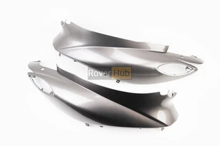 УЦЕНКА Yamaha JOG SA-36J/39J пластик - верхний боковой лев+прав к-кт 2шт, ТЕМНО-СЕРЫЙ (см. фото отломано крепление)