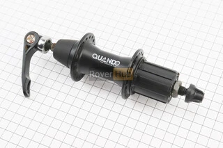 УЦЕНКА Втулка задняя MTB алюминиевая 14Gx36H под кассету 8-10зв, V-brake, крепл. эксцентрик, чёрная KT-WSER (нетоварный вид)