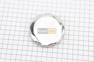 УЦЕНКА Крышка бака топливного D-70mm, 168F/170F/173F/177F/182F/188F/190F, металл, "ХРОМ", Тип 1 (небольшие потертости, см. фото)