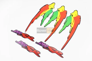 Наклейки на планшеті "DIO" набір 6шт 36х12, 1306