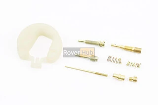 Ремонтный комплект карбюратора Honda DIO 50, 8 деталей+поплавок