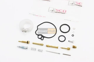 Ремонтный комплект карбюратора Honda TACT AF16, 16 деталей+поплавок