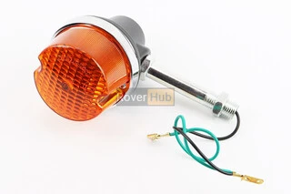 Поворот с кронштейном, цвет ободка-"ХРОМ" (короткая ножка)