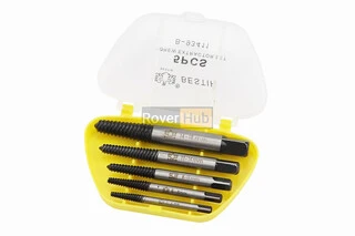 Экстрактор болтов, шпилек (для выкручивания сломанных болтов и шпилек), к-кт 5шт