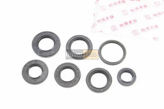 Сальники к-кт 7шт (17x27x6; 20x38x5; 22x38x6; 24x43x6; 25x37x6; 27x40x6; 34x41x4) двигателя, Suzuki AD100