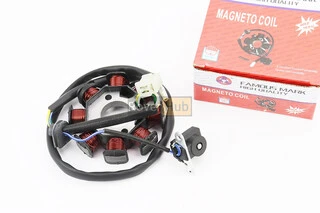 Статор магнето (генератора) Honda WH 100 (8 котушок роз'єм &quot;мама 3 + 1&quot;)