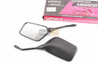 УЦІНКА Дзеркала к-кт КВАДРАТ-чорні, м10 (праве тріснуте)