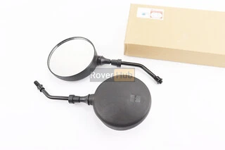 Дзеркала к-кт Круглі-чорні "МОТО", м10