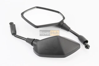 Дзеркала к-кт на мотоцикл "призма" чорний, м8 (ССС - знак якості)