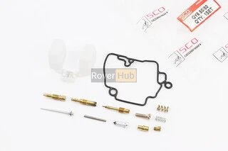 Ремонтний к-кт карбюратора 50-80cc, 12 деталей + поплавець