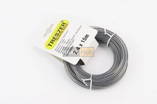 Струна косильна d-2,4mm, 15м "квадрат", двокомпонентна