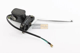 Тормозной цилиндр с рычагом правый Yamaha 3KJ (хром рычаг)