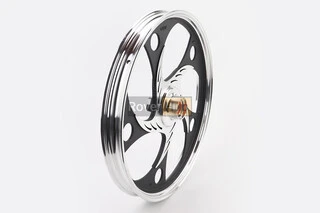 Диск передній литий 1,4-17" ACTIVE "хвиля", чорний "під дискове гальмо" (вісь 12мм)