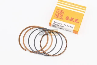 Кольца поршневые СВ150cc 62,0мм STD (толщина - 1,15мм) желтая коробка