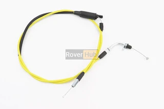 Трос газа Yamaha JOG MINT (наконечник с внутренней резьбой) желтый (трос 161см; кожух 149см)