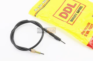 Трос спидометра Honda DIO ZX AF28/35 (с защелкой, квадрат-квадрат) (трос 87см; кожух 83см)