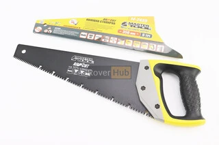 Ножівка по дереву 350мм, 9TPI MAX CUT, загартований зуб, 3D заточування, тефлонове покриття, BLACK ALLIGATOR 14-2435