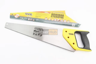 Ножовка по дереву 450мм, 9TPI MAX CUT, закаленный зуб, 3D заточка 14-2845