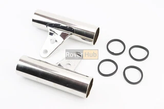 Крепление передней фары лев., прав. к-кт 2шт, ХРОМ