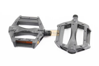 Педалі BMX 9/16&quot; ((90x75x20mm) пластикові, чорні (без підшипників)