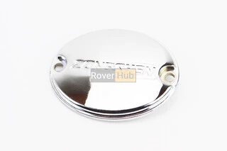 Кришка (овальна, метал) правої кришки двигуна, хром