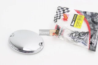 Крышка (овальная, пластик) правой крышки двигателя, хром