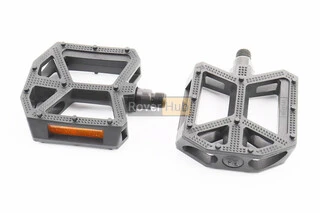 Педалі BMX 9/16&quot; (109x96x30mm) пластикові, чорні B289DU