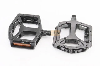 Педалі BMX 9/16&quot; (113x108x26mm) алюмінієві, чорні NWL-316