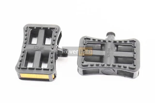 Педалі CHILD 9/16&quot; (90x55x25mm) пластикові, чорні (без підшипників)