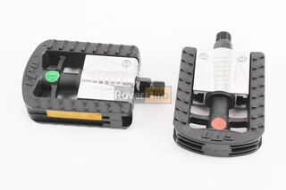 Педалі FOLDING складні 9/16" (109x74x29mm) пластико-алюминієві, чорно-сірі NW-306P