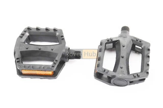 Педалі MTB 9/16&quot; (80x80x25mm) пластикові, чорні (без підшипників)