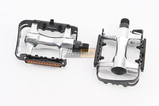 Педали MTB 9/16&quot; (102x62x24mm) алюминиевые, серебристо-чёрные NWL-91K