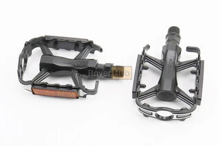 Педалі MTB 9/16&quot; (105x74x23mm) алюмінієві, чорно-сріблясті M224DU