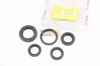 Сальники к-кт 5шт (19,8x30x5-2шт; 20x32x7; 27x42x7; 34x41x4) двигуна