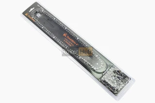 Шина 8"-1,1mm 1/4" 46зв L-24см (подходит на аккумуляторную мини-пилу) + цепь 1/4"-1,1mm-46зв. круг. зуб-2шт, на блистере