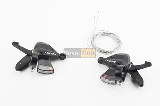 Перемикачі (манетка) 3x8 швидкості, чорні SL-03