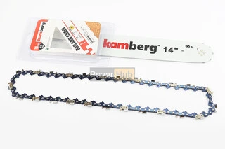 Шина 14&quot;-1,3mm 3/8&quot; 50зв L-39см + цепь 3/8&quot;-1,3mm-50зв. квад. зуб, на блистере
