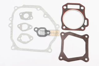 Прокладки двигуна 170F-70mm, к-кт 7 деталей, (пароніт, червона нитка), Тип 2