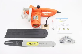Електропила TRESZER TLE5 (2,2кВт. шина 16&quot;, ланцюг 3/8&quot;-1,3mm-57зв. круг. зуб), бокова