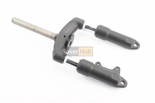 Вилка 10&quot; амортизаційна, під Disk-brake, чорна Т4 (електросамокат)