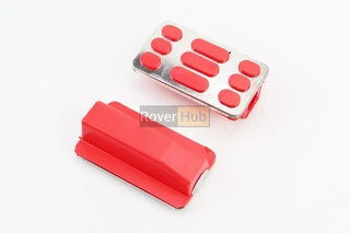 Гумка підніжки "ХРОМ" к-кт 2шт, червоний