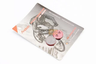Гальмівні колодки Disk-brake (Xiaomi Mijia M365, Wiggle Voxa MD35), червоні YL-1005