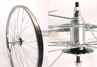 Колесо 28" заднє, втулка ХВЗ черв'ячна 14Gх36H