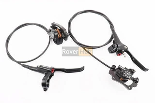 Тормоз Disk-brake гидравлический передний (F160/R140мм)+задний (F180/R160мм), чёрный