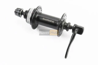 Втулка передня MTB алюмінієва 14Gx36H, Disk-brake Center Lock, кріпл. ексцентрик, чорна HB-TX505