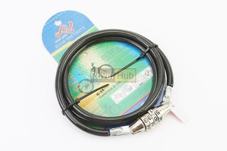 Замок протиугінний тросовий 1000х8мм з 4-х значним кодом