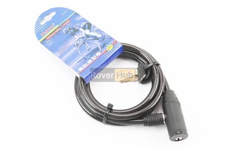 Замок протиугінний тросовий 1500х8мм під ключ, TY414