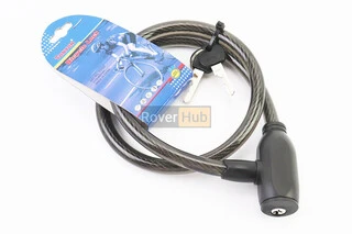 Замок протиугінний тросовий 800х12мм під ключ, TY434