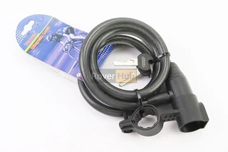 Замок протиугінний тросовий 1200х12мм під ключ, TY506